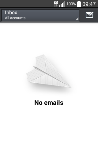 Screenshot: Inbox